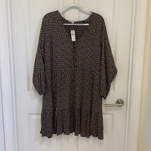 AMERICAN EAGLE babydoll long sleeve dress. NWT